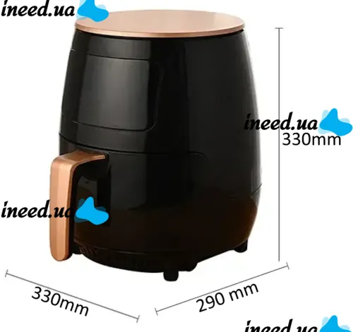 Безмаслянная аэрофритюрница мультипечь Air Fryer Extra Large Capacity ZP-085 7.5л 3200W с регулировкой температуры, Фритюрница с функцией аэрогриля