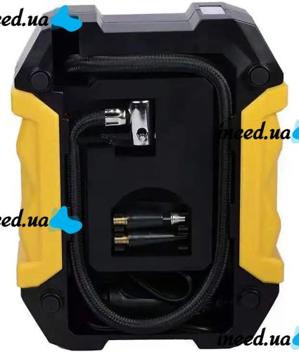 Автомобильный компрессор CarSun Air Pump C1399-1 автокомпрессор с дисплеем и фонарем для подкачки шин от прикуривателя 12V воздушный насос для машины