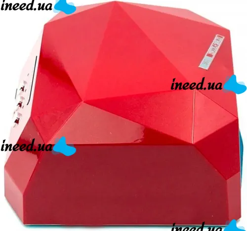 УФ лампа Beauty nail Diamond D-058 CCF + LED 36W для маникюра и педикюра Гибридная лампа для сушки ногтей, гель лака 36Вт с таймером Розовая