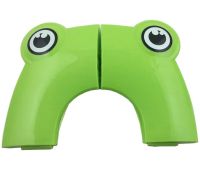 Child's Folding Potty Seat Toad travel folding plastic toilet seat potty training pad with cover Frog Green 35X30 cm