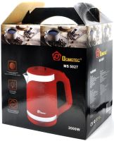 Электрочайник Domotec MS-5027 на 2.2 л дисковый электрический чайник с автоматическим отключением и защитой от перегрева для кухни 2000W