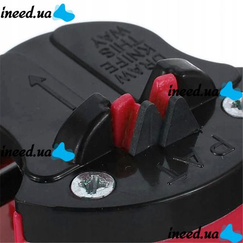 Точилка для ножей Knife Sharpener with Suction Pad механическая ножеточка профессиональный пластиковый станок для заточки кухонных ножниц на присоске