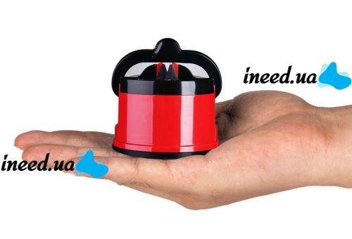 Точилка для ножей Knife Sharpener with Suction Pad механическая ножеточка профессиональный пластиковый станок для заточки кухонных ножниц на присоске