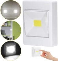 Светодиодный настенный LED светильник COB UP! LP-9102E на батарейках light switch беспроводной переносной выключатель, подсветка на магните липучке