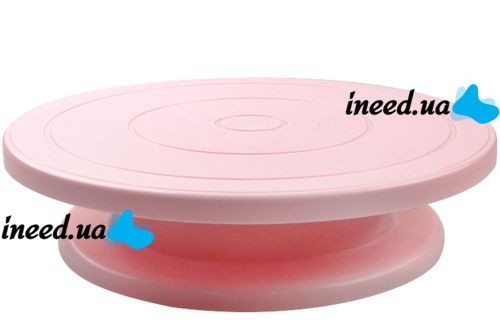 Вращающаяся подставка Cake Turntable для изготовления и декорирования торта 28 cм Тортовница, Поворотный стол поднос для украшения торта 360 градусов