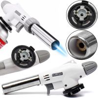 Portable Gas Burner with Piezo Ignition Flame Gun 920 Travel Spray Torch, Manual Gas Soldering Iron with Automatic Piezo Ignition