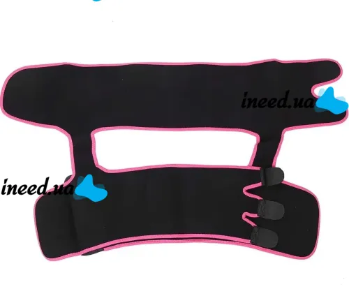 Корректирующий пояс фиксатор Adjustable One Piece Waist Band JN-79 для похудения и коррекции талии, Жиросжигающий корсет для занятия спортом Черный