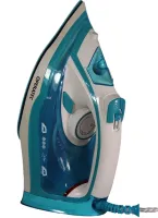 Manual steam iron Operatec OP-1003 2200W with ceramic sole steam regulator for ironing clothes OP1003 with steam from the mains 2200W Blue