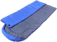 Спальный мешок Tramp TR-2175 до -20 градусов 210Х75 см водоотталкивающий утепленный туристический зимний спальник на молнии с капюшоном Синий
