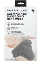 Массажер грелка для шеи с подогревом Calm Heat Massaging Neck вибромассажный согревающий шейный шарф бандаж для массажа, массажер-грелка от USB Серый