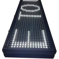 Светодиодная внутренняя бегущая строка табло Led Story White 100х20 WI-FI USB с белой подсветкой для рекламы, Рекламная вывеска с бегущей строкой