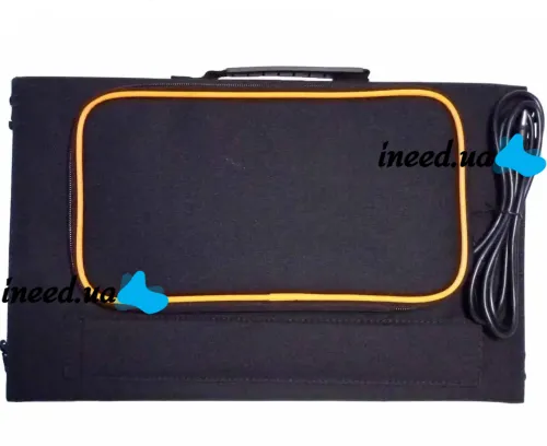 Складная портативная солнечная панель CL ZD1860 60W 18V на 4 секции с USB для зарядки телефона Водонепроницаемая гибкая батарея 60Вт для кемпинга