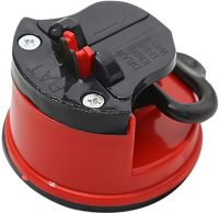 Точилка для ножей Knife Sharpener with Suction Pad механическая ножеточка профессиональный пластиковый станок для заточки кухонных ножниц на присоске