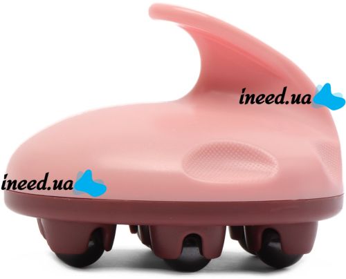Роликовый антицеллюлитный массажер для тела Body Shape портативный ручной мини-роллер 7 шариков, универсальный массажный шариковый ролик от целлюлита