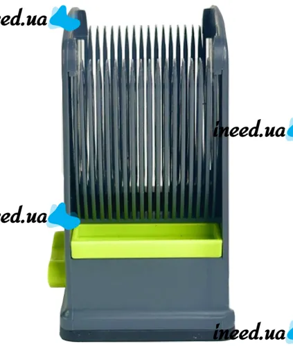 Fresh Meat Slicer YLM-248 Handheld Meat Slicer for thin slicing and shredding of meat, LY-824 17 Blade Handheld Slicer with Stand Gray