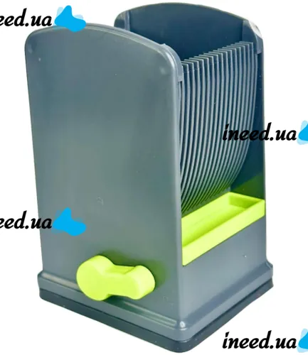 Fresh Meat Slicer YLM-248 Handheld Meat Slicer for thin slicing and shredding of meat, LY-824 17 Blade Handheld Slicer with Stand Gray
