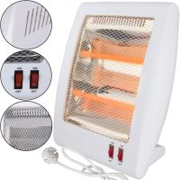 Кварцевый инфракрасный обогреватель Esperanza QH-800A 800W Белый напольный электрообогреватель 2 режима, настольный электрический