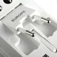 Universal Power Adapter plug to socket 1000 mA Universal adapter SL-823 2USB, Adapter for EU UK US CA Japan outlet with USB for travel