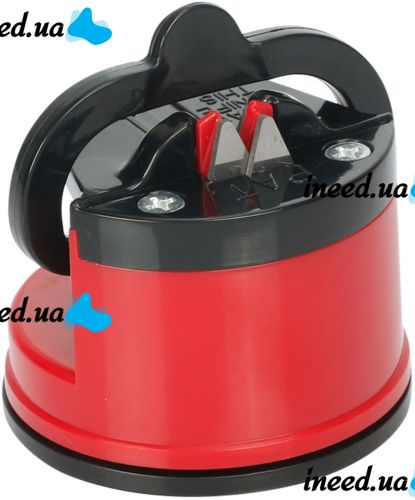 Точилка для ножей Knife Sharpener with Suction Pad механическая ножеточка профессиональный пластиковый станок для заточки кухонных ножниц на присоске