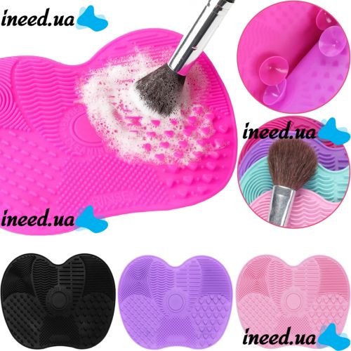 Силиконовый коврик для мытья кисточек Brush Spa ручное многоразовое средство для очистки макияжных и косметических кистей и щеток для макияжа