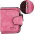 Женский замшевый кошелек Baellerry Forever Mini N 2346 Pink женское мини портмоне на 10 отделений для купюр и мелочи 10.5Х11.5 см Розовое
