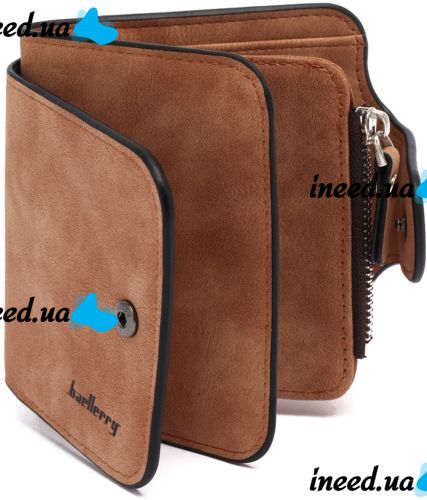 Женский замшевый кошелек Baellerry Forever Mini N 2346 Brown женское мини портмоне на 10 отделений для купюр и мелочи 10.5Х11.5 см Коричневый