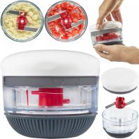 Ручной мини измельчитель для овощей Mini Chopper механический кухонный чоппер, блендер овощерезка для измельчения продуктов овощей фруктов и чеснока