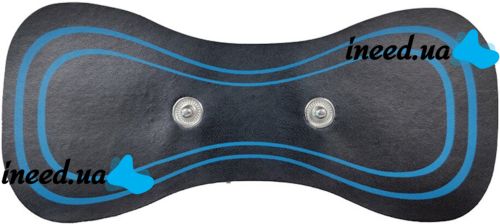 Импульсный массажер миостимулятор бабочка Pulse Massage Stick электростимулятор для восстановления и тренировки мышц всего тела на аккумуляторе USB