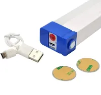 Аккумуляторная подвесная LED лампа Bailong BK-700 80W с магнитами и крючком 72 см, Аварийный USB фонарь светильник от аккумулятора T700 для кемпинга