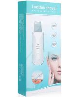 Ultrasonic Facial Cleansing and Lifting Scrubber Leather shovel CPJ-618 rechargeable for Cavitation Skin Peeling with nozzles NJ-559 White