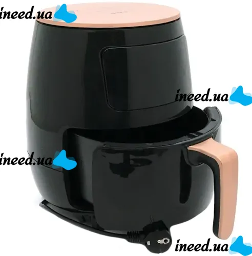 Безмаслянная Аэрофритюрница мультипечь Air Fryer Su Tai ST-505 6л для приготовления еды 2400W Фритюрница без масла с функцией аэрогриля S18