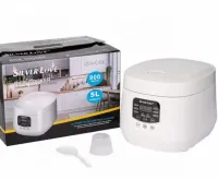 Электрическая мультиварка скороварка Silver Love SC-103 на 5л с сенсорным дисплеем 900w, Мультиповар Electric cooker LY-504 с таймером и подогревом