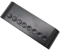 Зеркальные часы с колонкой Fleco BT Q5 Bluetooth с LED подсветкой и подставкой для телефона, блютуз колонка с часами LS-Q5 с термометром