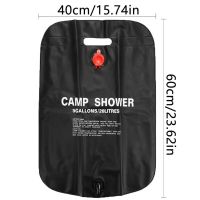 Переносной туристический душ для дачи Easy Camp Solar Shower Bag на 20 л, Походный летний портативный душ, Дачный мобильный резервуар для воды
