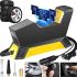 CarSun Air Pump C1809-1 Car Compressor for pumping tires 150 PSI from a 12V cigarette lighter, Pump with Digital Display and flashlight, Car Compressor