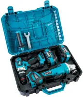 Makita 2in1 cordless set Screwdriver Drill DTW485 Drill DGA506ZPRO 48V 6Ah, Makita power tool set 2 batteries in a case