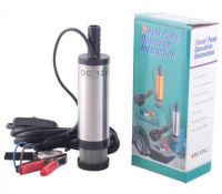 Погружной дизельный насос Diesel Pump автомобильный для перекачки дизельного топлива с клещами 24V 38 мм, Электро насос 24 В для керосина и мазута