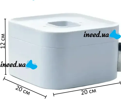 Мужской раскладной органайзер бокс Men's Storage Box 20x20x12 см для хранения мелочей в ванную, Косметическая коробка для принадлежностей Белый