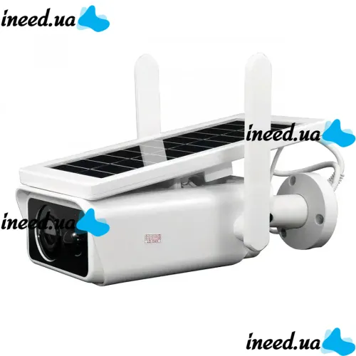 Вулична Автономна WI-FI камера відеоспостереження Solar ABQ-Q1 Full HD з сонячною батареєю, Бездротова IP відеокамера для зовнішнього спостереження