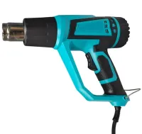 Промышленный сетевой фен Мakita HG5030K 1600W с 4 насадками 2 режима для пайки снятия краски и термоусадки, тепловой строительный фен от сети