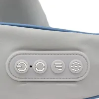 Electric Shock Massager Electric Neck Massager XL-653 Heated for Back, Shoulders and Neck, Rechargeable Roller Massager MAG-724 Grey