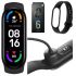Fitness Bracelet Smart Band M6 black Xiaomi Mi Band 6 Hey Plus Color M6 Pedometer, Blood Pressure and Pulse Measurement black, smart watch, smart watch
