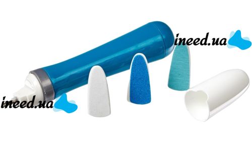 Электрическая пилка для ногтей Scholl Nail Care машинка пилочка Шолль для маникюра, педикюра и ухода за ногтями со сменными насадками 50W Sholl