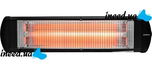 Инфракрасный электрический обогреватель Delfa HI 2123 кварцевый напольный электрообогреватель со штативом стойкой 2500W настенный УФО для дома 