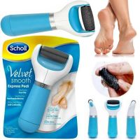 Электрическая роликовая пилка для ног и стоп Scholl Velvet Smoooth Express Pedi, Электрическая пемза для педикюра с роликом, Sholl, Шоль