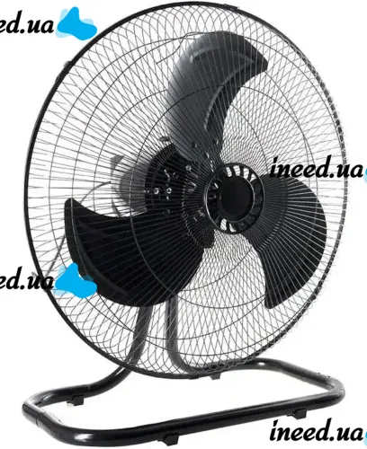 Domotec MS-1622 2 in 1 Floor Table Fan with Iron Blades 44 cm stand fan Timer 17" 60W Domotec Transformer with Height Adjustment
