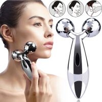3D роликовий масажер для тіла Venko ZL-117 Anti-Cellulite антицелюлітний ручний ліфтинг для шкіри обличчя підборіддя шиї тіла, водонепроникний прилад