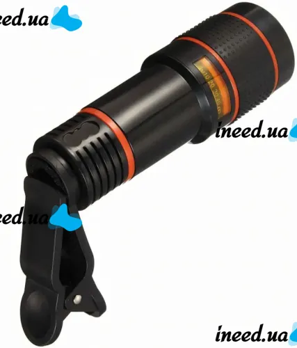 Увеличительный объектив для телефона Mobile Phone Telescope TV-8045 8х, Мобильный телескоп с 8 кратным увеличением фокусировкой картинки на прищепке