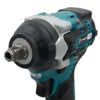 Беспроводной ударный гайковерт Makita DTW500BL 20V 4Ah 2 аккумулятора, Аккумуляторный бесщеточный гайковерт PROFI-TEC 350 Нм с головками в кейсе