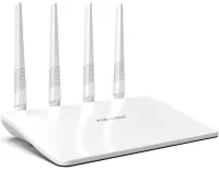 High-speed Mini Router Wi-Fi Router Pix-link LV-WR21Q 300 Mbit 2.4GHz, Wireless Wi-Fi Router up to 300Mb/s 4 Antennas 4 Ports White